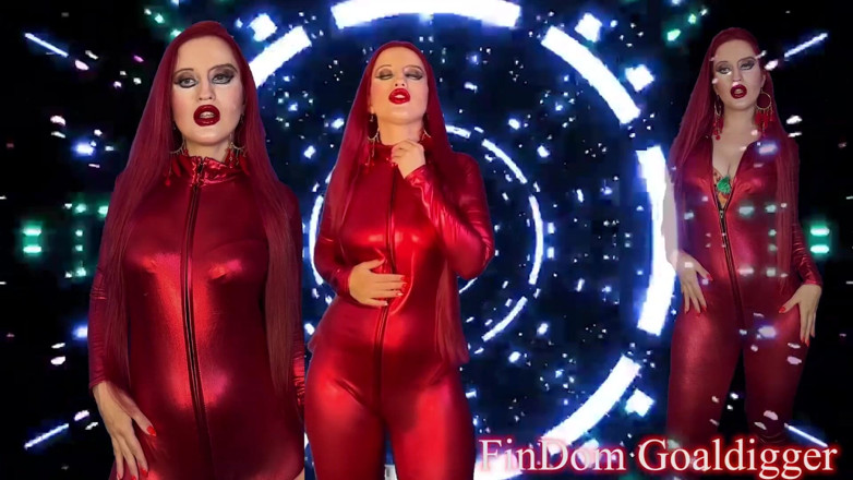 FinDom Goaldigger: Transformação brilhante de bodysuit