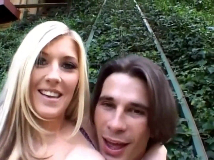 American Idol X: Big boobs blonde double cock ass fucking