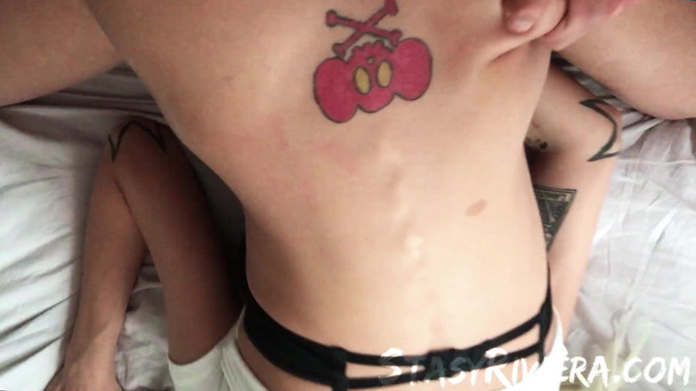 Stasy Riviera: Young girl blowjob and cowgirl on cock bf on a...