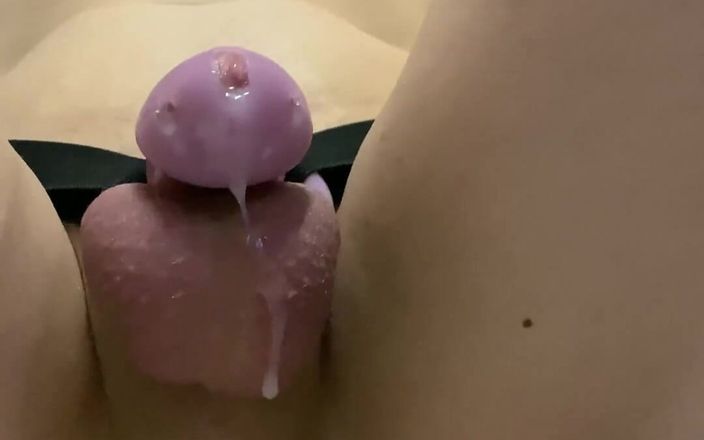 Kinky Princess: Prostate Milking with a Dildo in a Chastity Cage