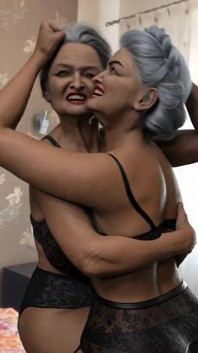 Bra and Pantie Fight