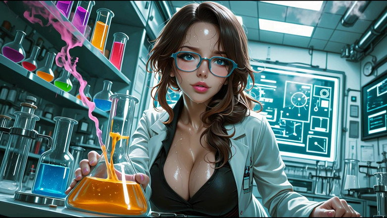 Neural Desires: Mad Scientist Fucked in Lab - Ai-generated