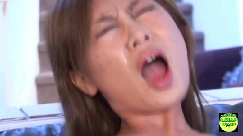 Naughty Asian Women: Seductive Asian Enjoys While a Big Cock Drills Her Tight...