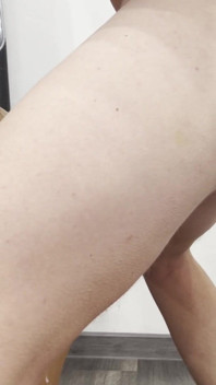 The Dick Disappears Into Her Cheek Again