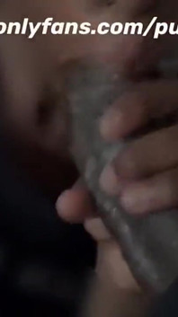 Cheating Girlfriend Smoke Tree and Give Me a Blowjob
