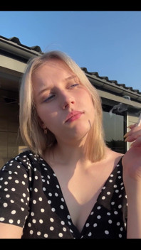Cutie Smoking