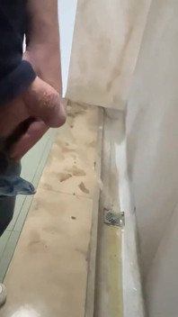 Peeping, Peeing, Flashing, Teasing at Public Urinal