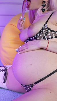 Pregnant 9 Month Room Mate Wants Your Cock! Dildo Fuck