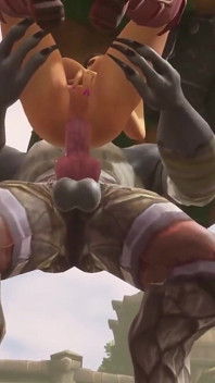 Làm tình với một người sói ở bãi biển | Phim nhái khiêu dâm Warcraft