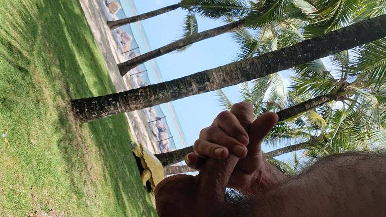 Aus Guy in Viet: Esibizione del cazzo in spiaggia pubblica