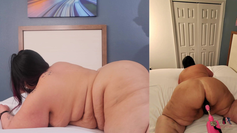 Reds BBW Hotties: Pieprzyć maszynę SSBBW zabawy
