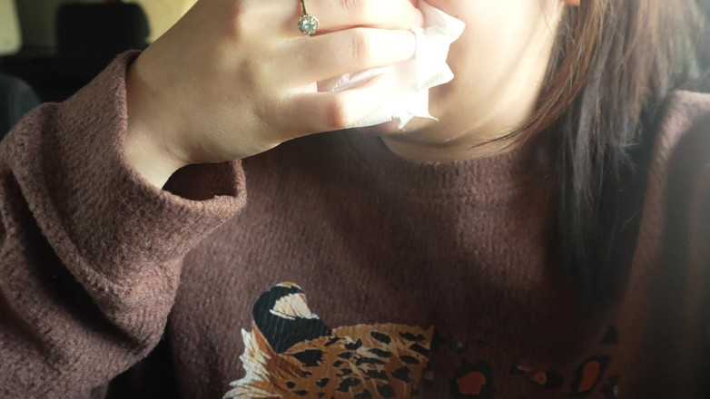 AmayaMori: Arabada hapşırdım plastik çiçek alerjisi tepkim