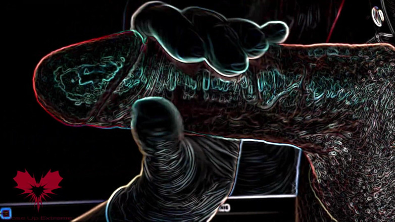 Close Up Extreme: Super detailní honění v bílých latexových rukavicích se zpětnou vazbou....