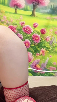 赤い衣装の花はかわいいセクシー