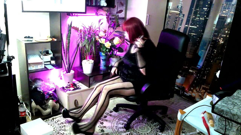 AimeeParadise: Pertunjukan pribadi pelacur tua yang menawan dengan kacamata