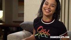 Shamed Sluts: Shamed sluts - Maya Bijou - Cheating cheerleader gets baller-banged