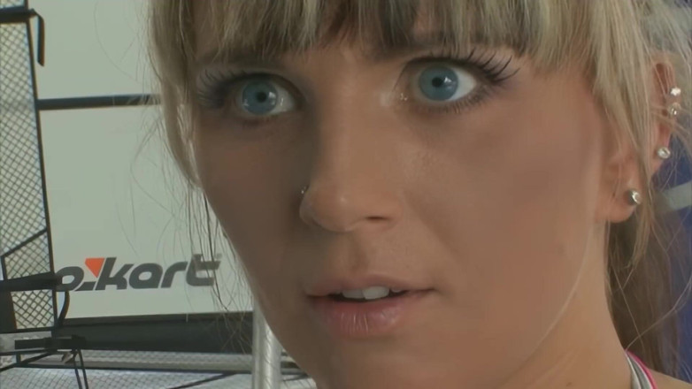 American Hardcore xxx FUCK HOUSE: Blonde Babe Sucks Cock on Climbing Wall