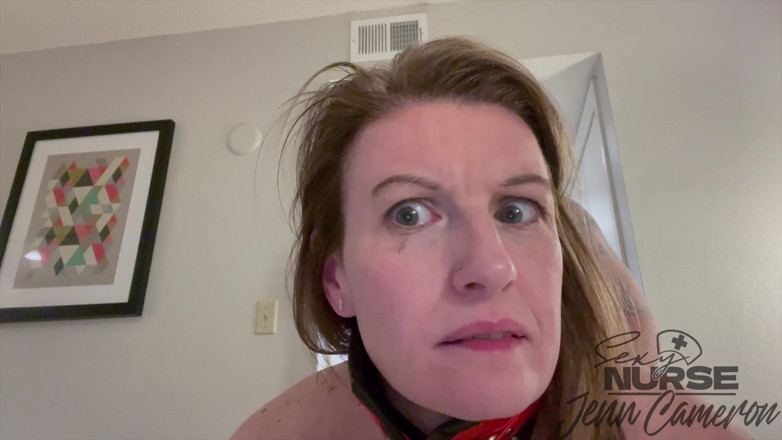 Sexy Nurse Jenn: Je me suis un peu trouvé dans une situation difficile
