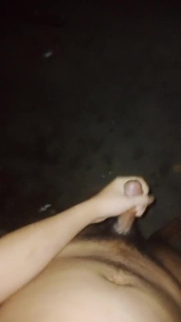 Waiting for Stepdad in the Dark. Cuming on the Street!