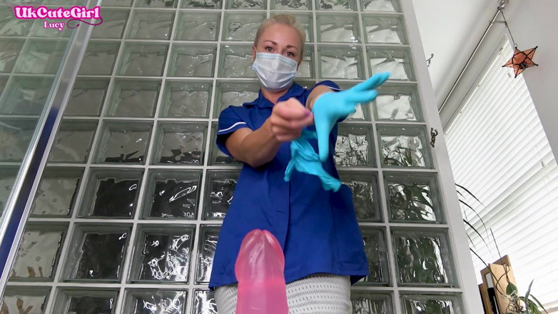 UKCuteGirl Lucy Lauren: Clinical Semen Collection with a Very Naughty Nurse