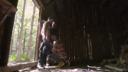 Falcon Studios: FalconStudios - Steamy worker joins gay couple in fuck train