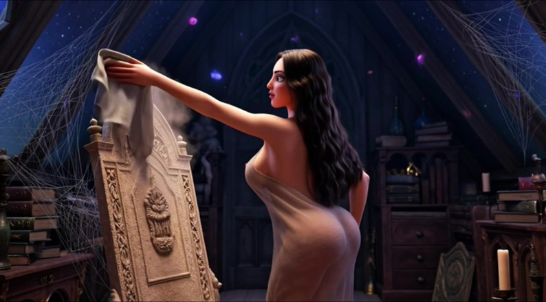 My night collection: Чуттєва домашня привабливість Petunia Dursley в еротичній 3d анімації