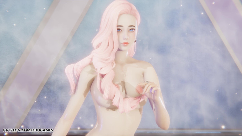 3D-Hentai Games: Hyolyn - ожидай Seraphine, сексуальная обнаженная лига легенд, лига легенд, хентай без цензуры