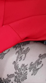 Sexy Dani Leg with Fountain Cum on Patterned Pantyhose