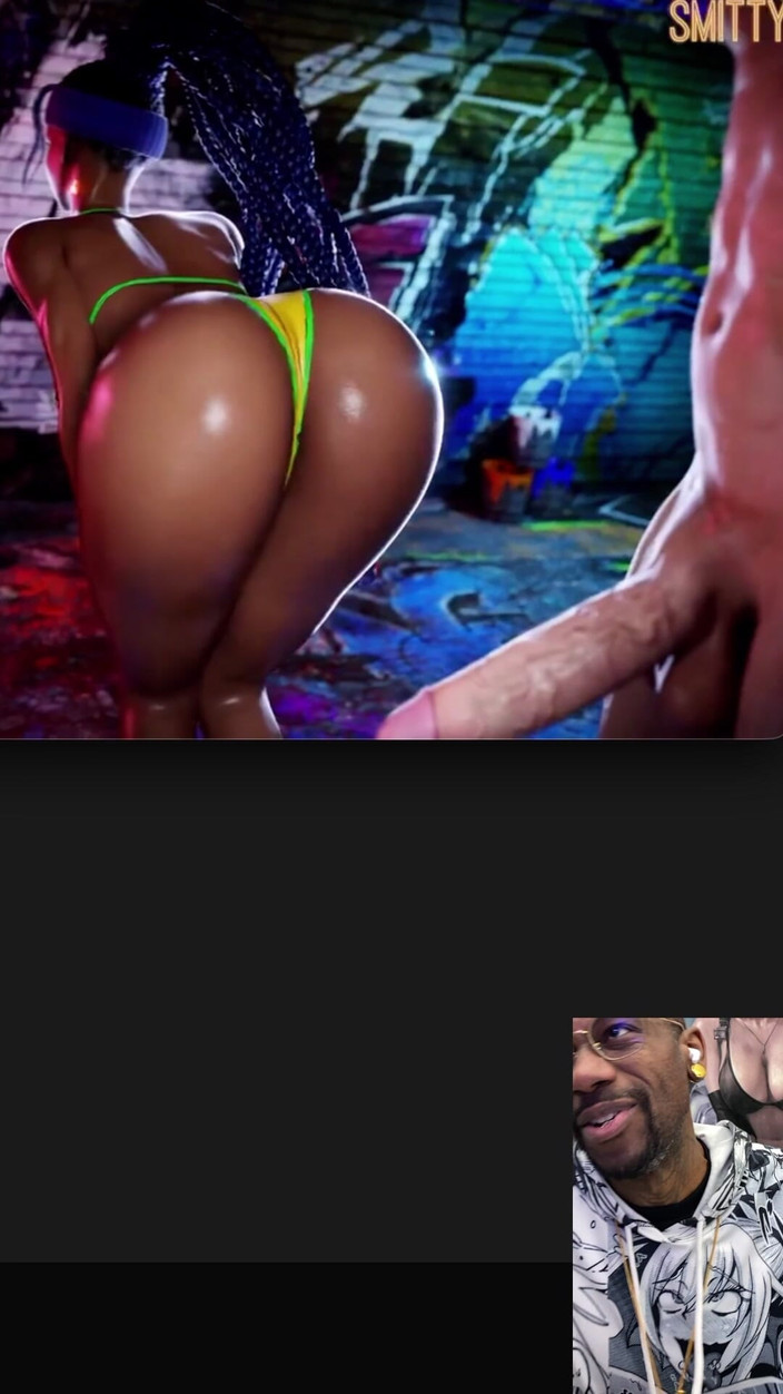 Good news media: Delicious Ebony Ass Kimberly Gets Her Ass Slapped for Cock...