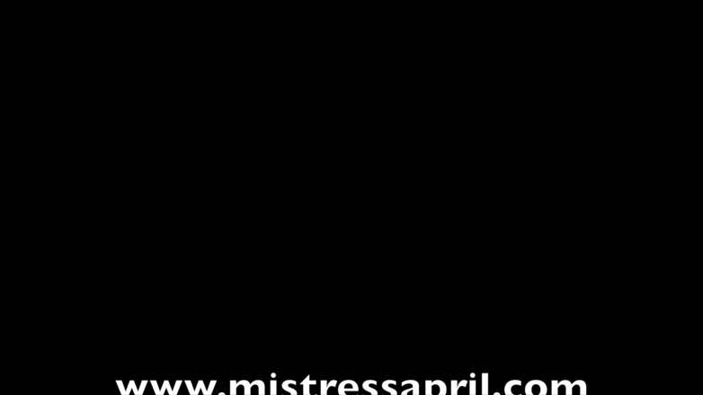 Mistress April: Kochanka Dominatrix kwietnia ceremonii