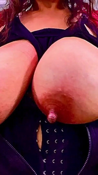 Self Sucking and Shaking Tits