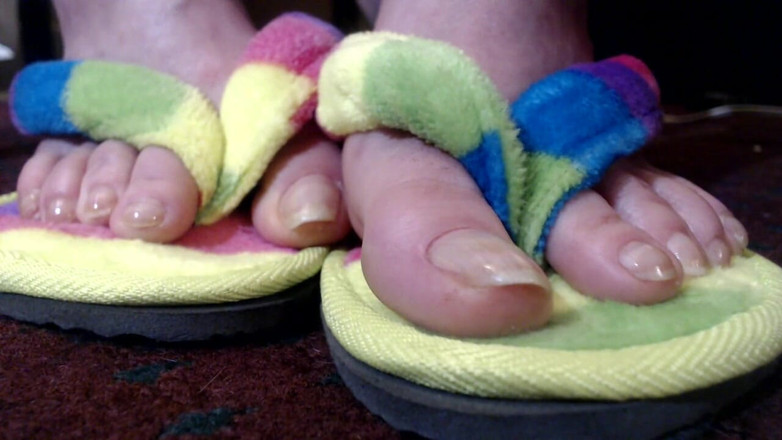 Abby Anna: Longues tongs naturelles