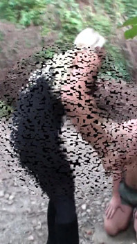 Princess Slap and Spit Slave Joschi Outdoor