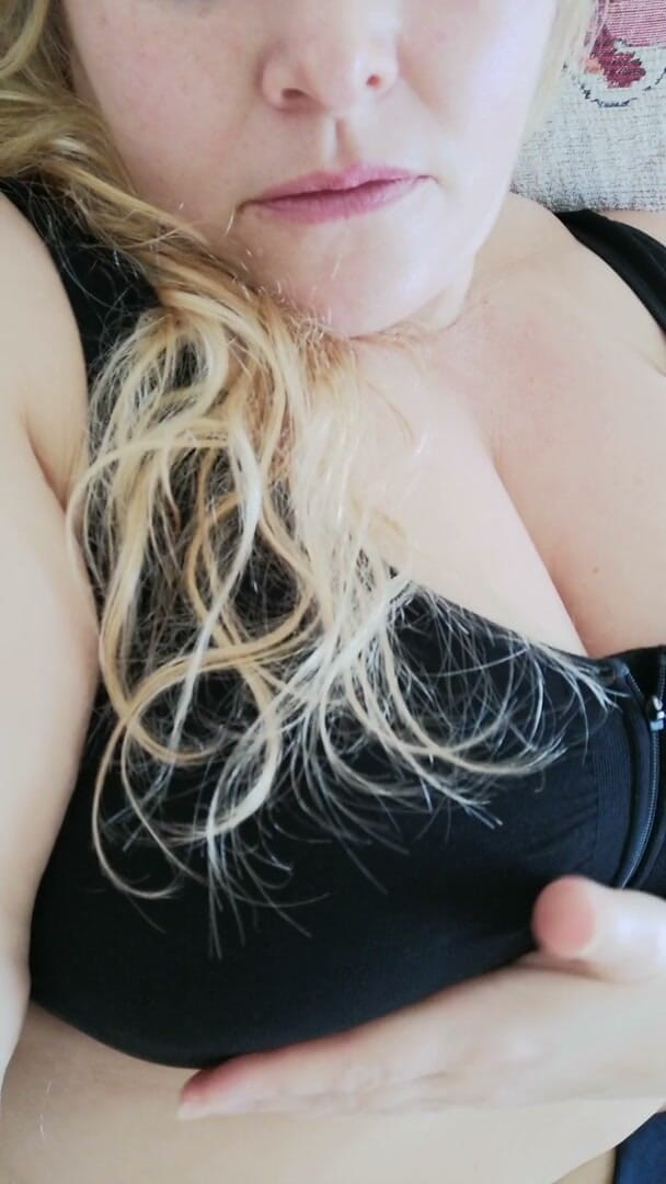 Kitty Queen: Kitty Queen Teasing in Her Tight Black Top, Small Shorts...
