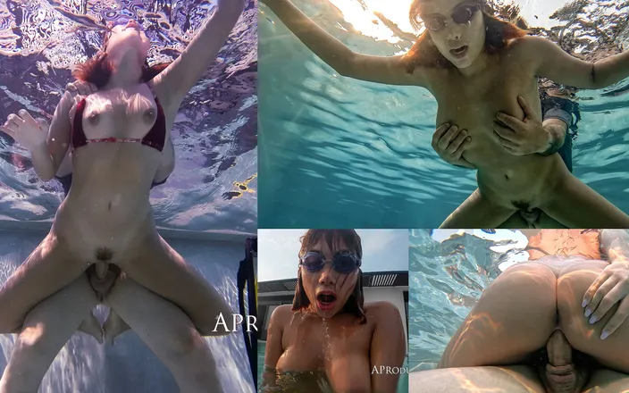 AproductionA: Teaching Her to Breathe Suck Fuck Eat Cum Underwater