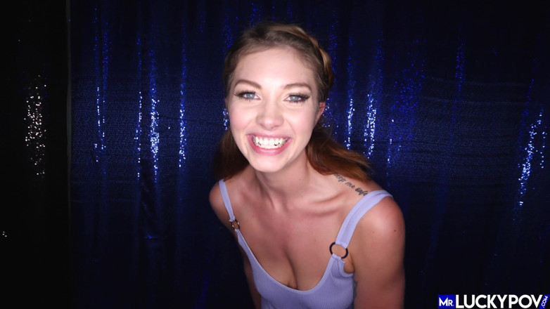 Mr.Lucky POV: Beautiful model Leah Winters wild side