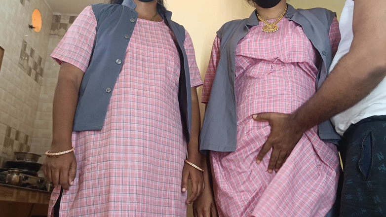 Inba: 大学姐妹三人行啪