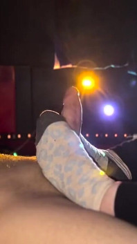 Foot Job with Socks on