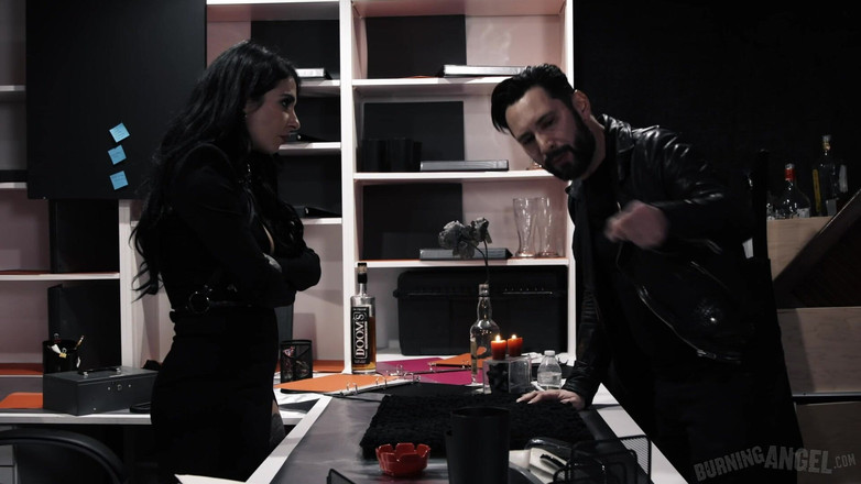 Burning Angel: Burning Angel - Gorgeous Gothic Babe Katrina Jade Gets Her Pussy...