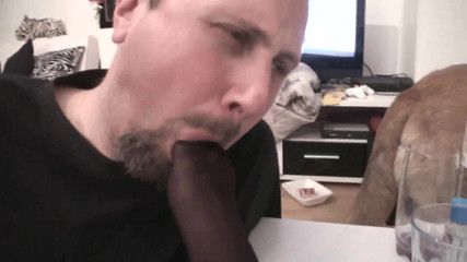 Foot Girls: Feet in pantyhose stuffed in slave's mouth