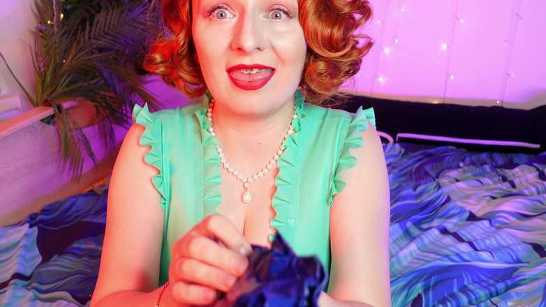 Arya Grander: Rip off clothes: ripping latex rubber gloves (Arya Grander)