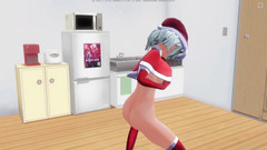H3DC: Teman wanita hentai 3d melancap untuk awak sebelum Krismas