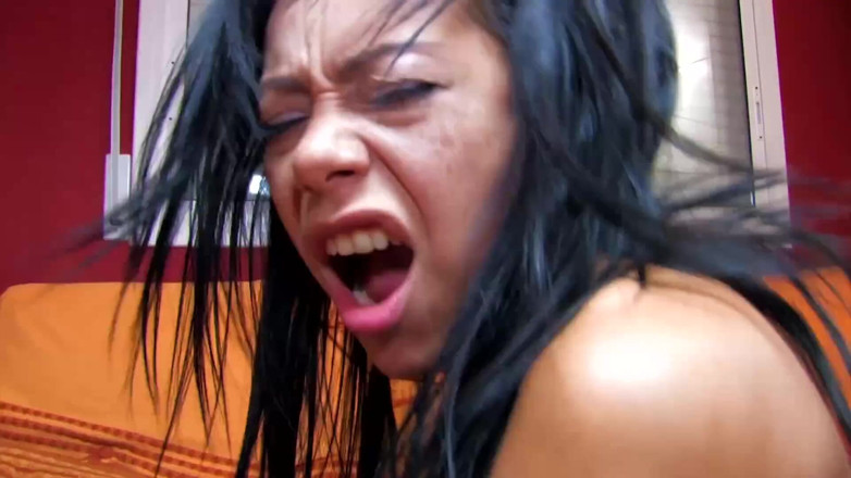 Vintage Climax: Lovely brunette milf gets screwed in her tight asshole