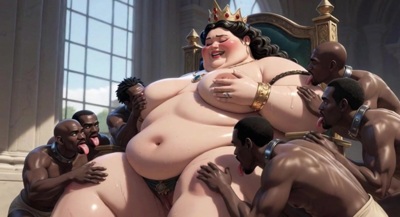 YOUR BEST FANTASY: Massive BBW Mistress Full Body Worship - Slaves Lick Her to...