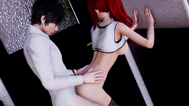 3D Cartoon Porn: Moje skutečná touha 13 - Alex bere Elaine zezadu v koupelně kanceláře...