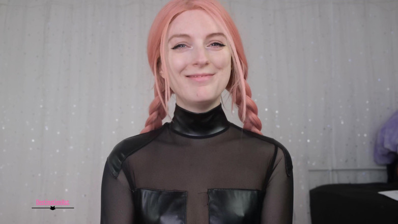 Destination Kat: Shiny Bodysuit JOI