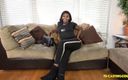 TS Casting Couch: TS 캐스팅 소파에 누워 있는 흑인녀 TGirl!
