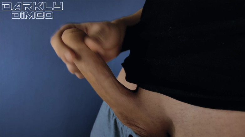 DarklyDimeo: Geiler typ wichst großen schwanz, stöhnt nach orgasmus ASMR, riesige...