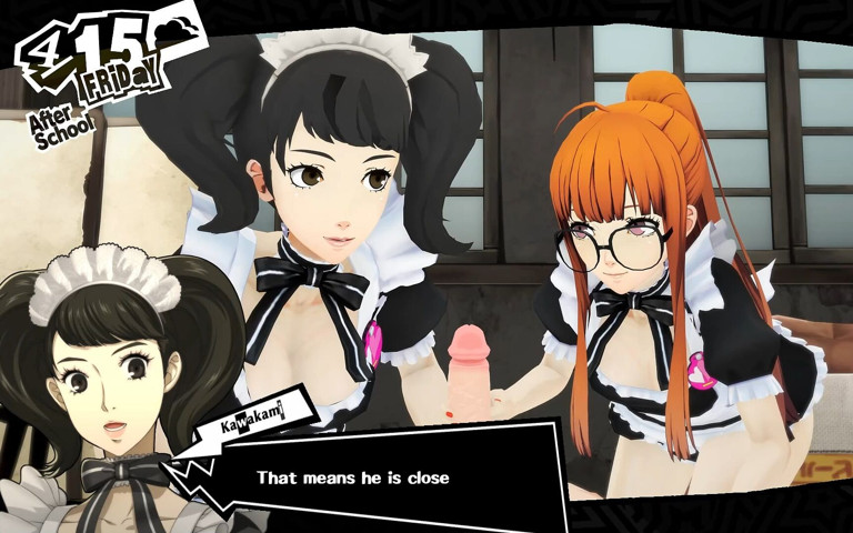 Futaba Kawakami Double Handjob - Persona 5 (Valwinz) Futaba Kawakami Double Handjob - Persona 5 (Valwinz)