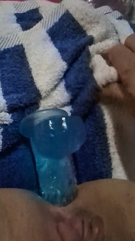 Nuovo Dildo Scopa Anale MILF GILF Sola Squirt Fatto in Casa